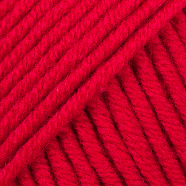 Drops Big Merino karmiinpunane uni 27