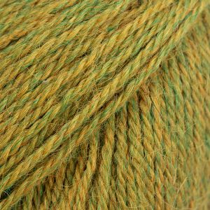 Drops Alpaca kuldne roheline mix 7233